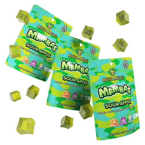 Muha Meds | Gomitas Live Resin ULTRA POTENTE HHC 250 mg/pza + HHC-P 50 mg/pza | 10 piezas
