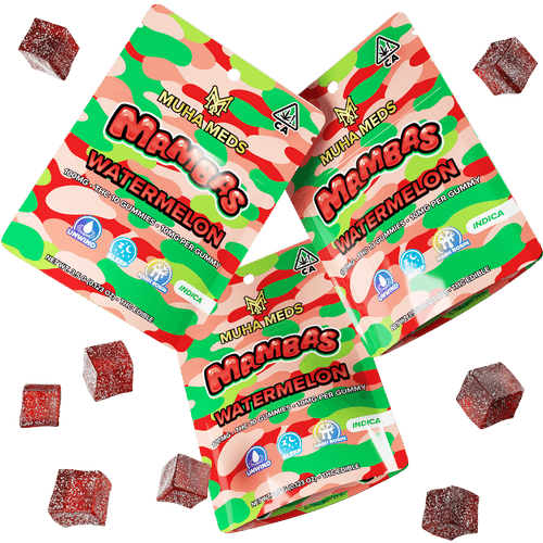 Muha Meds | Gomitas Live Resin ULTRA POTENTE HHC 250 mg/pza + HHC-P 50 mg/pza | 10 piezas