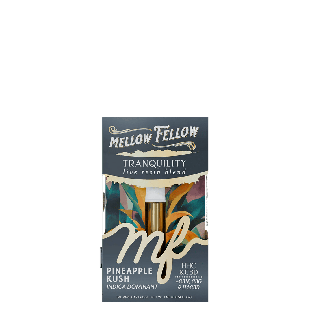 Mellow Fellow | Cartucho de Wax Live Resin HHC + H4CBD + CBN + CBG + CBD 1000 mg | 1 ml