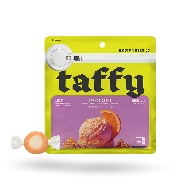 Modern Herb Co | Taffy Delta 9 THC 15 mg/pza | 5 o 15 piezas