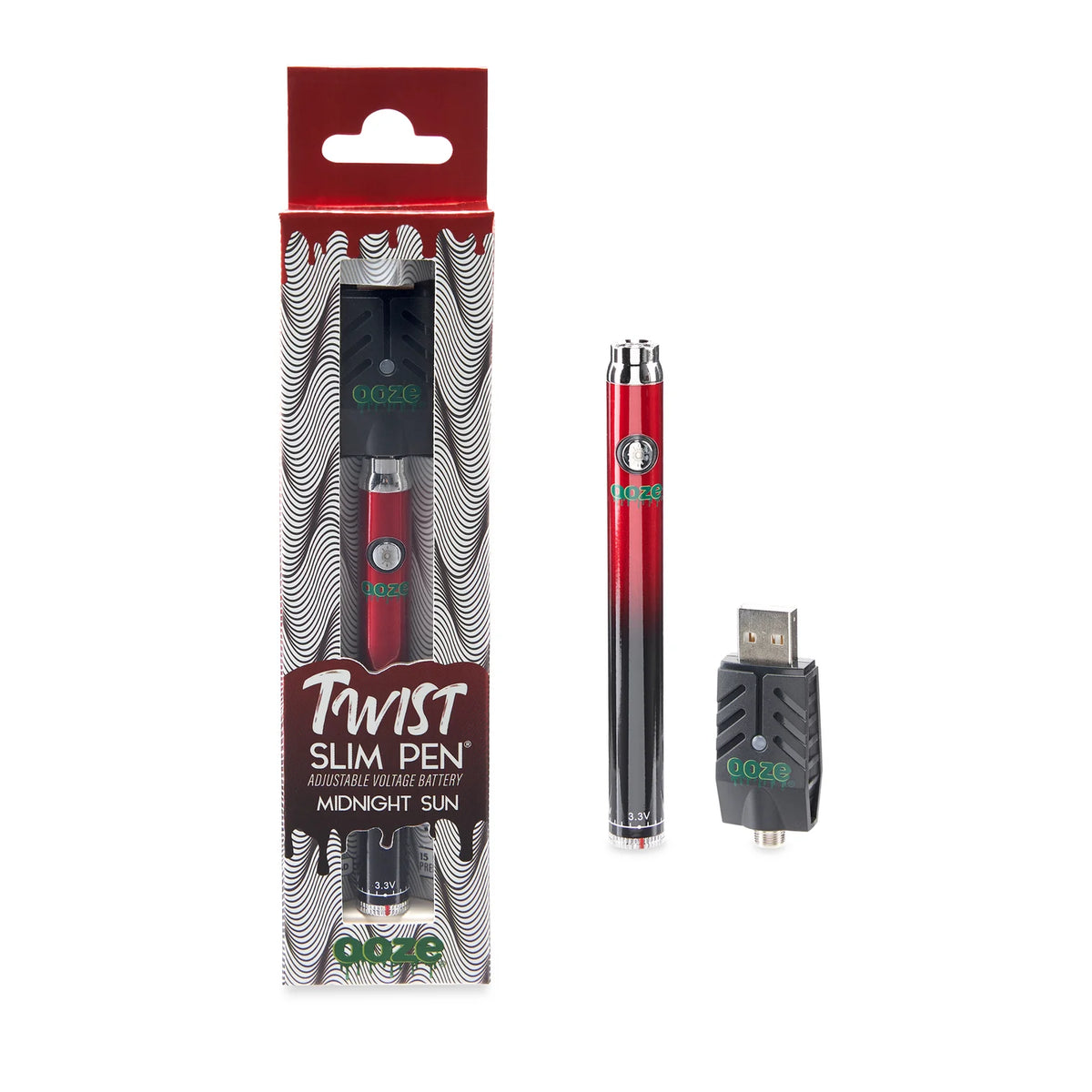 Ooze | Batería Slim Twist para Cartucho de Wax 510 | 320 mAh