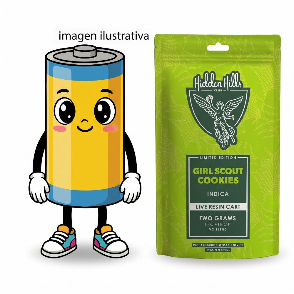 Mystery Smoke Kit | Bateria para Cartucho de Wax 510 Emush o CCELL+ Hidden Hills Cartucho de Wax HHC + HHC-P 2g
