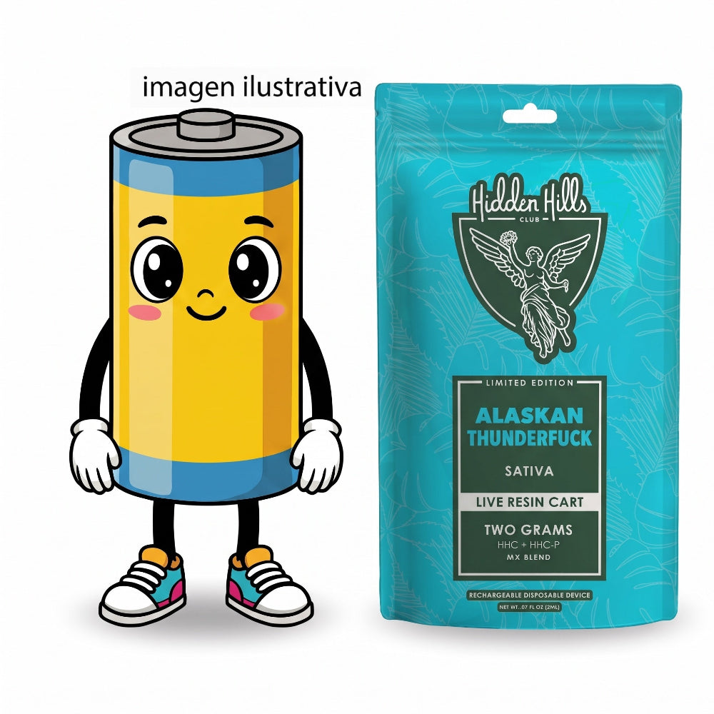 Mystery Smoke Kit | Bateria para Cartucho de Wax 510 Emush o CCELL+ Hidden Hills Cartucho de Wax HHC + HHC-P 2g