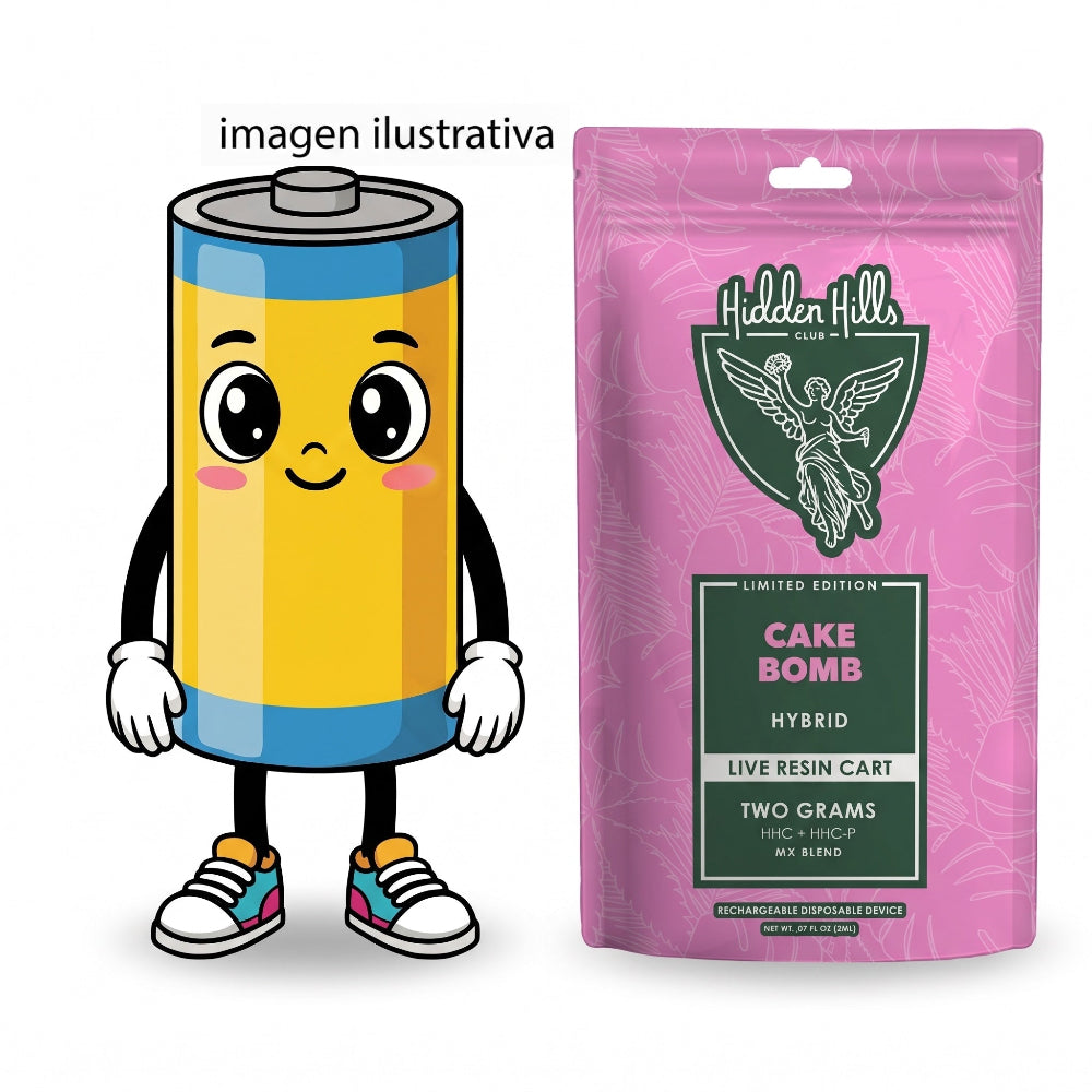 Mystery Smoke Kit | Bateria para Cartucho de Wax 510 Emush o CCELL+ Hidden Hills Cartucho de Wax HHC + HHC-P 2g