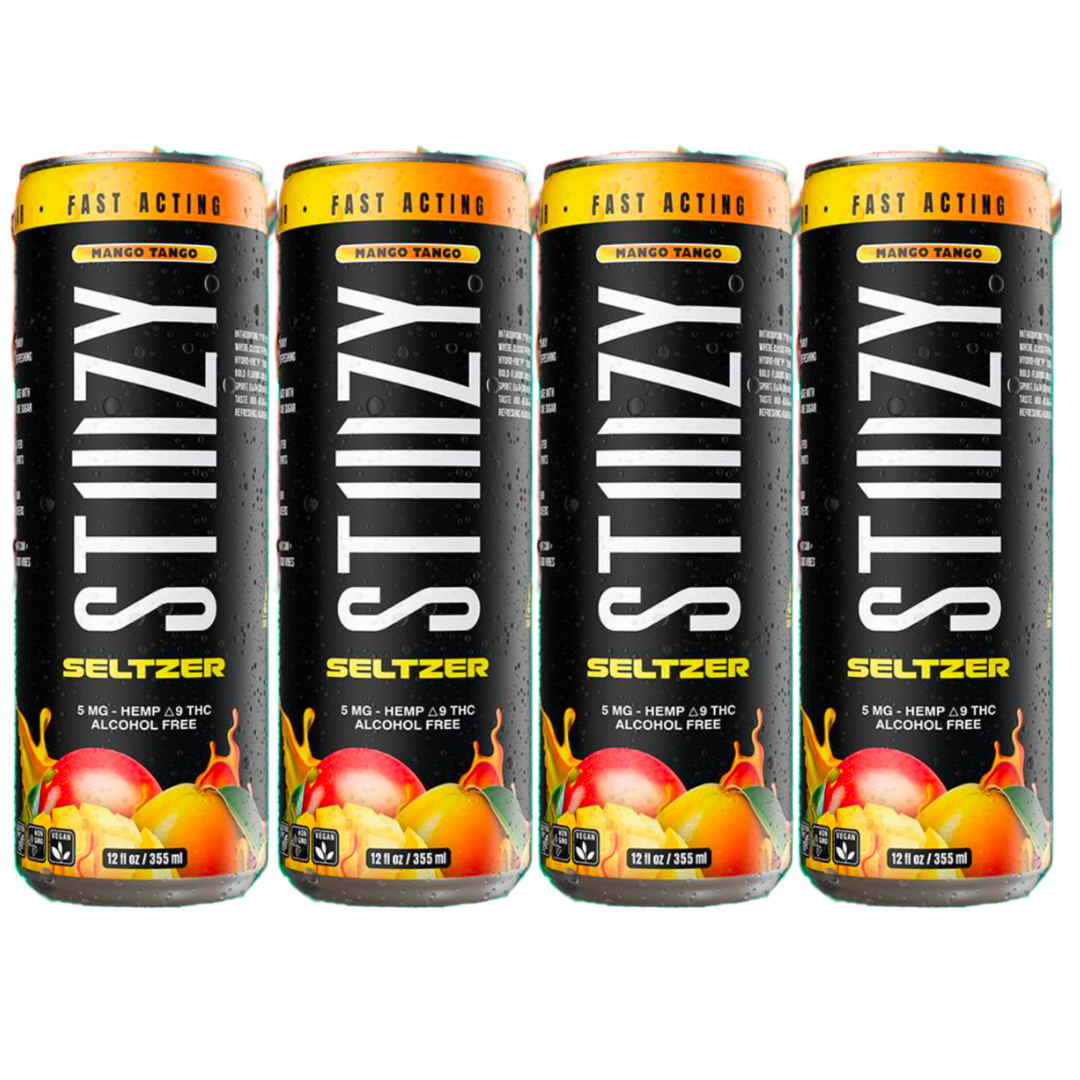 STIIIZY | Bebida High Seltzer Delta 9 THC 5 mg/pza | 355 ml/pza