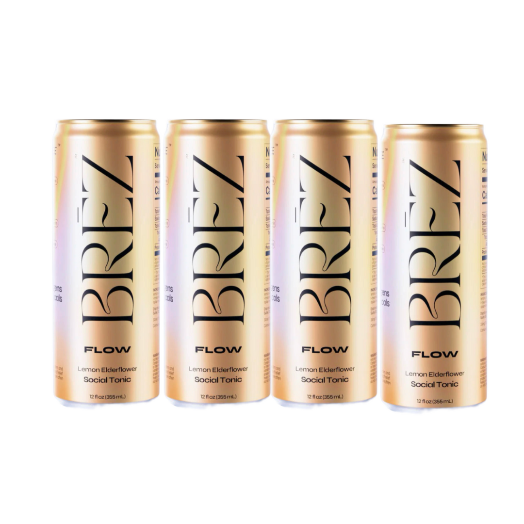 Brez | Bebida Flow | Hongos Adaptógenos Melena de León | 355 ml |  1 pieza