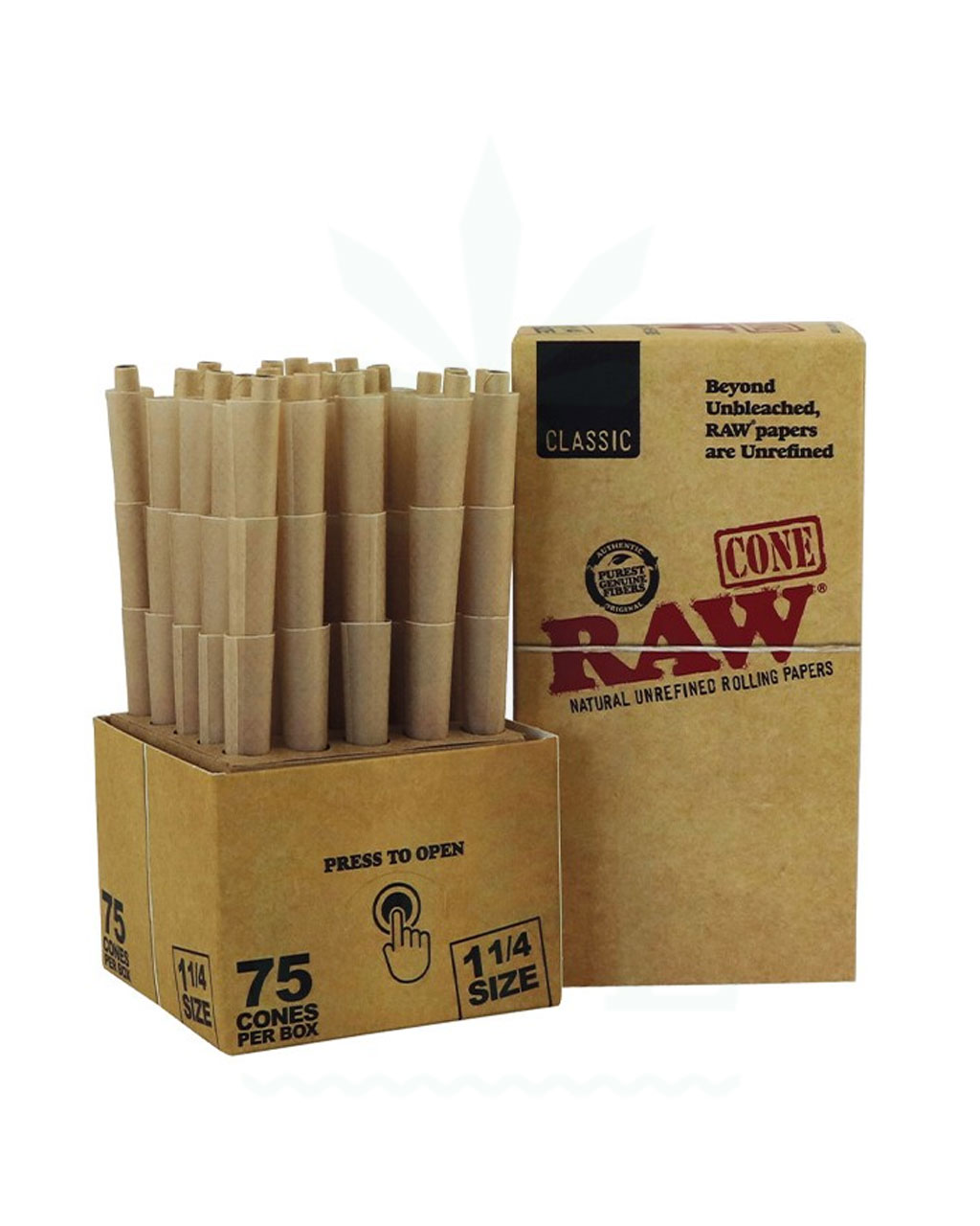 RAW | Hasta 720 Conos Pre Rolados Classic 1 1/4, King Size, Single Size, Peacemaker, 98 mm | 1 pieza