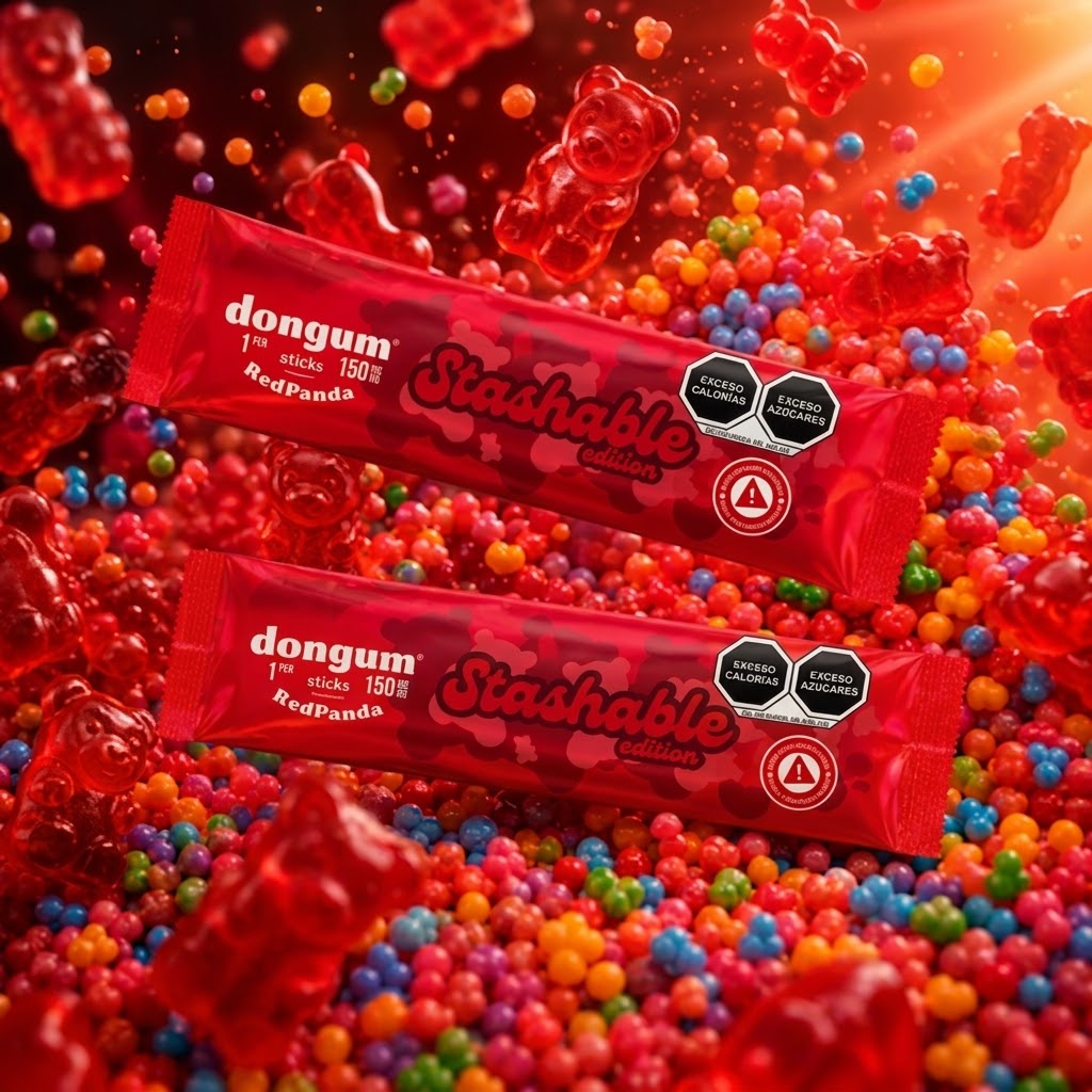 Combo Duo Gomitas Dongum Stashables Delta 9 THC 150 mg/pza ULTRA POTENTES 🆕