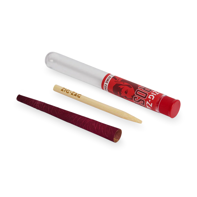 Zig Zag | Hasta 5 Conos de Rosa Pre Rolados Mini o King Size | 1 pieza