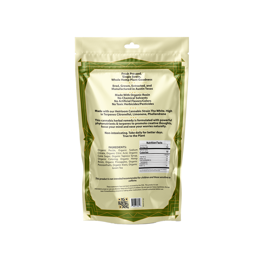 Sweet Sensi | Gomitas Create CBG 10 mg/pza + Cafeina 10 mg/pza| 10 o 30 piezas