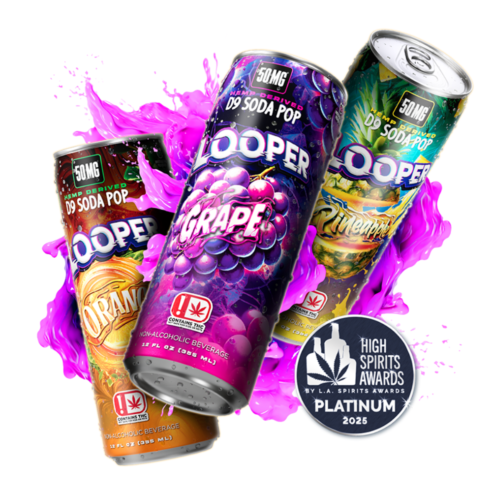 Looper | Bebida High Seltzer Delta 9 THC 50 mg/pza (POTENCIA!) | 355ml/pza | 1 pieza