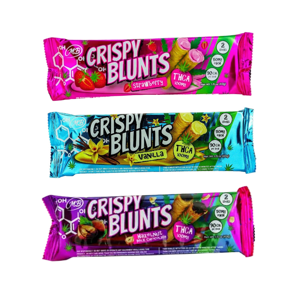 Crispy Blunts | Galletas THC-A 50 mg/pza | 2 piezas