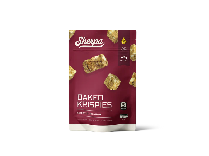 Sherpa | Baked Kriespies THC 25 mg/pza | 5 piezas