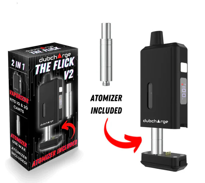 Dubcharge | Batería Flick V2 para Cartucho de Wax 510 | 550 mAh