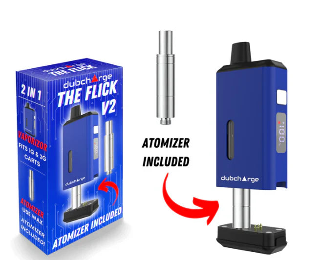 Dubcharge | Batería Flick V2 para Cartucho de Wax 510 | 550 mAh