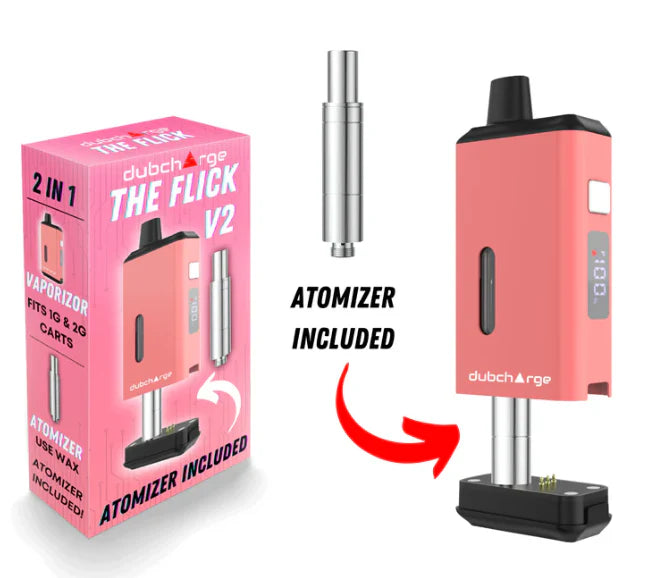 Dubcharge | Batería Flick V2 para Cartucho de Wax 510 | 550 mAh