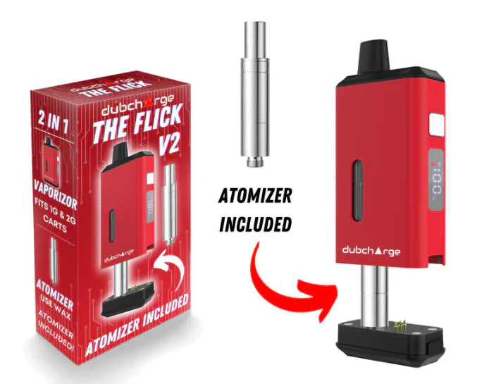 Dubcharge | Batería Flick V2 para Cartucho de Wax 510 | 550 mAh