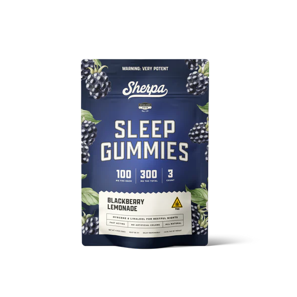 Sherpa | Gomitas THC 100 mg/pza | 1 o 3 piezas