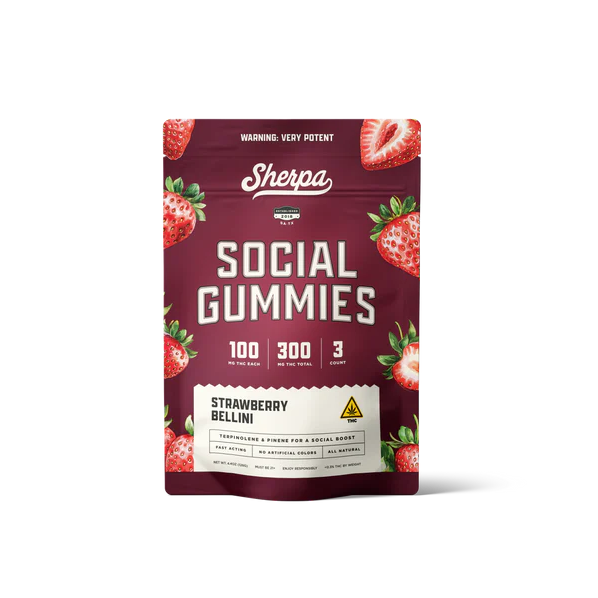 Sherpa | Gomitas THC 100 mg/pza | 1 o 3 piezas