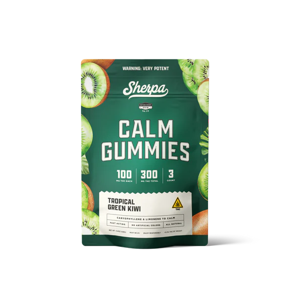 Sherpa | Gomitas THC 100 mg/pza | 1 o 3 piezas