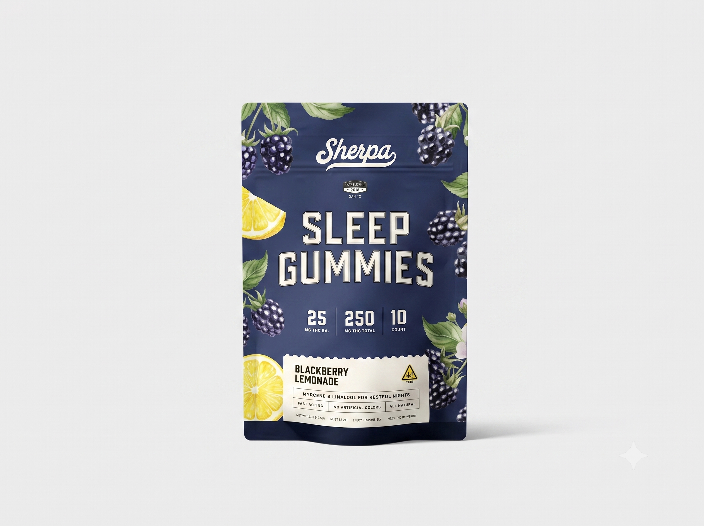 Sherpa | Gomitas THC 25 mg/pza | 10 piezas