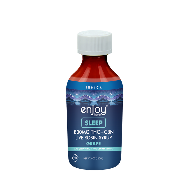 Enjoy | Jarabe Delta 9 THC 400 mg + CBN 400 mg  | 120 ml