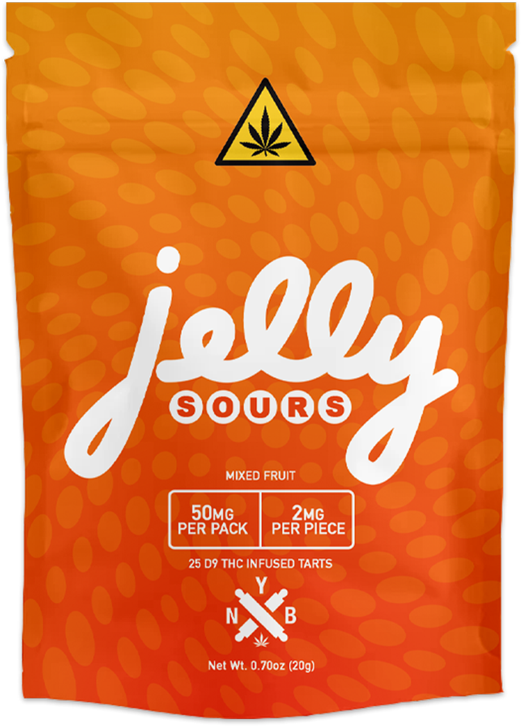 Jelly | Dulce Jelly Sours/Acidito Delta 9 THC 2 mg/pza | 25 piezas
