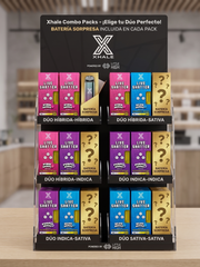 Xhale Combo Pack  | Dos Carts Xhale de Wax HHC-HHCP-HHCA 1000 mg  | 1 ml + Batería Sorpresa Ajustable para Cartucho de Wax