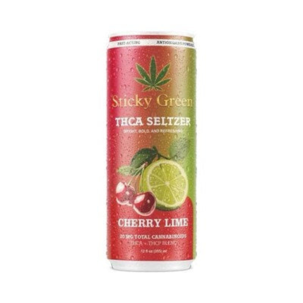 Sticky Green | Bebida High Seltzer THC-A 10 mg/pza + THC-P 10 mg/pza | 355 ml/pza | 1 pieza