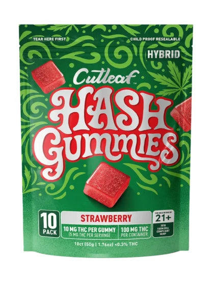 Cutleaf | Gomitas Hash Delta 9 THC 10 mg/pza | 10 piezas