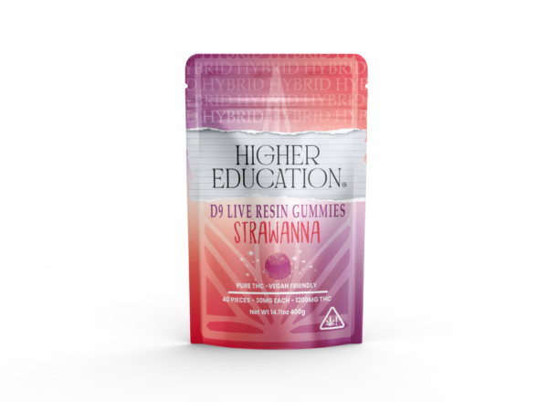 Higher Education | Gomitas Live Resin Delta 9 THC 30 mg/pza | 1 o 40 piezas