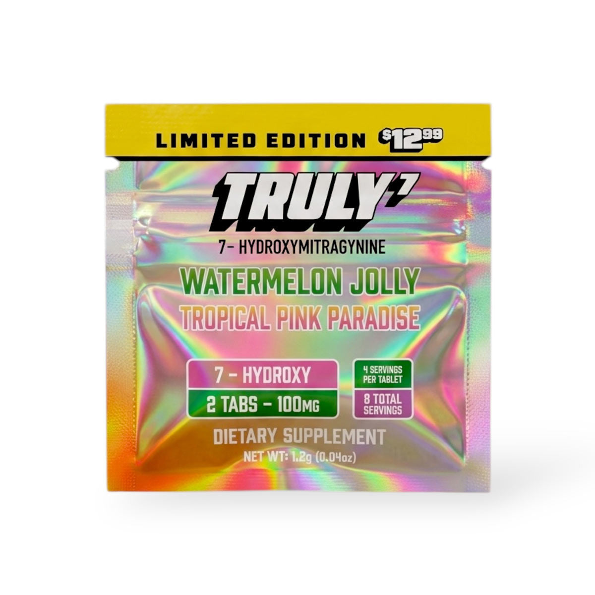 Truly 7 | Tableta 7-Hidroximitraginina 50 mg/pza | 2 piezas