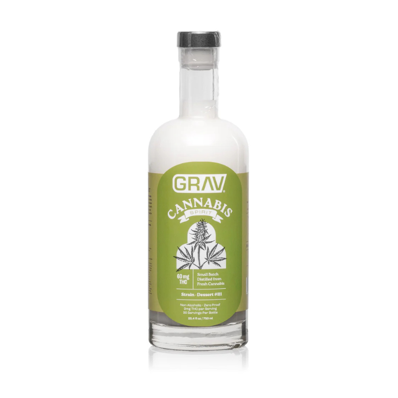 Grav | Bebida Cannabis Spirit Delta 9 THC 60 mg/pza | 750 ml | 1 pieza