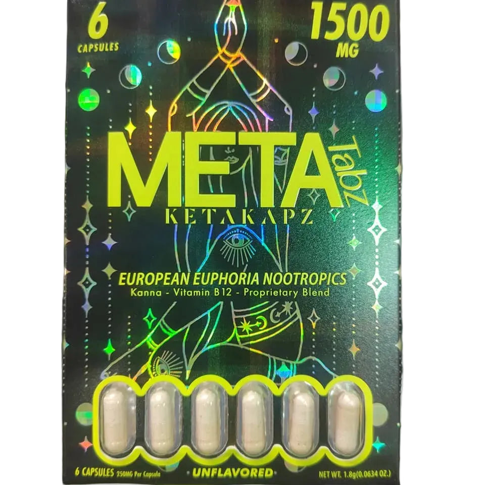 META Ketakapz Tabz | Capsulas Nootropicos 250 mg/pza | 6 piezas