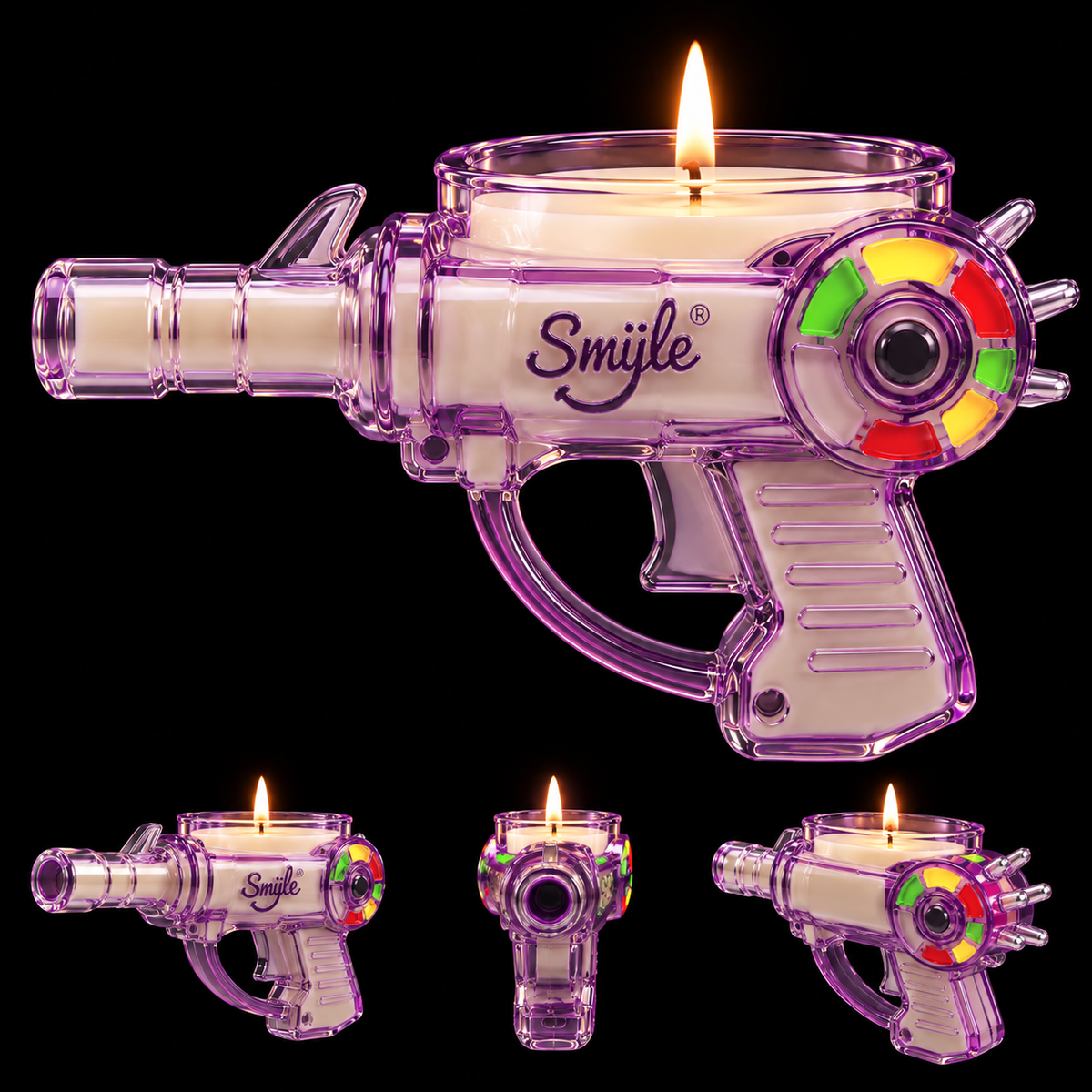 Smyle |  VASO para VELA de Wax Raygun (Envío solo CDMX & Z. Metro.)