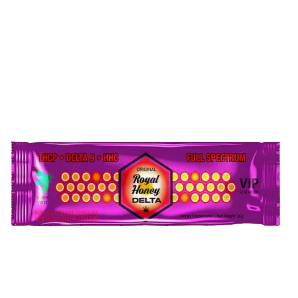 Royal Honey | Miel de Sabores con Delta 9 THC 10 mg/pza + HHC 15 mg/pza | 1 pieza