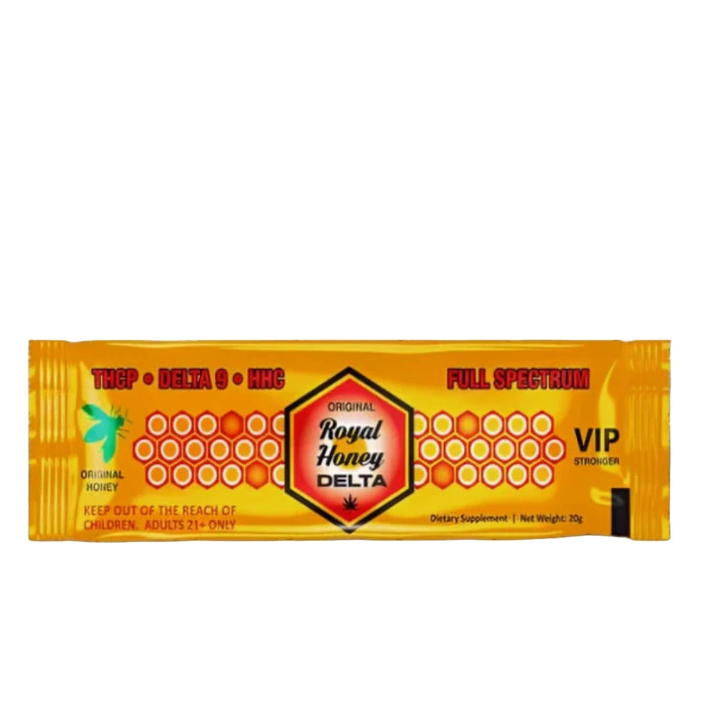 Royal Honey | Miel de Sabores con Delta 9 THC 10 mg/pza + HHC 15 mg/pza | 1 pieza