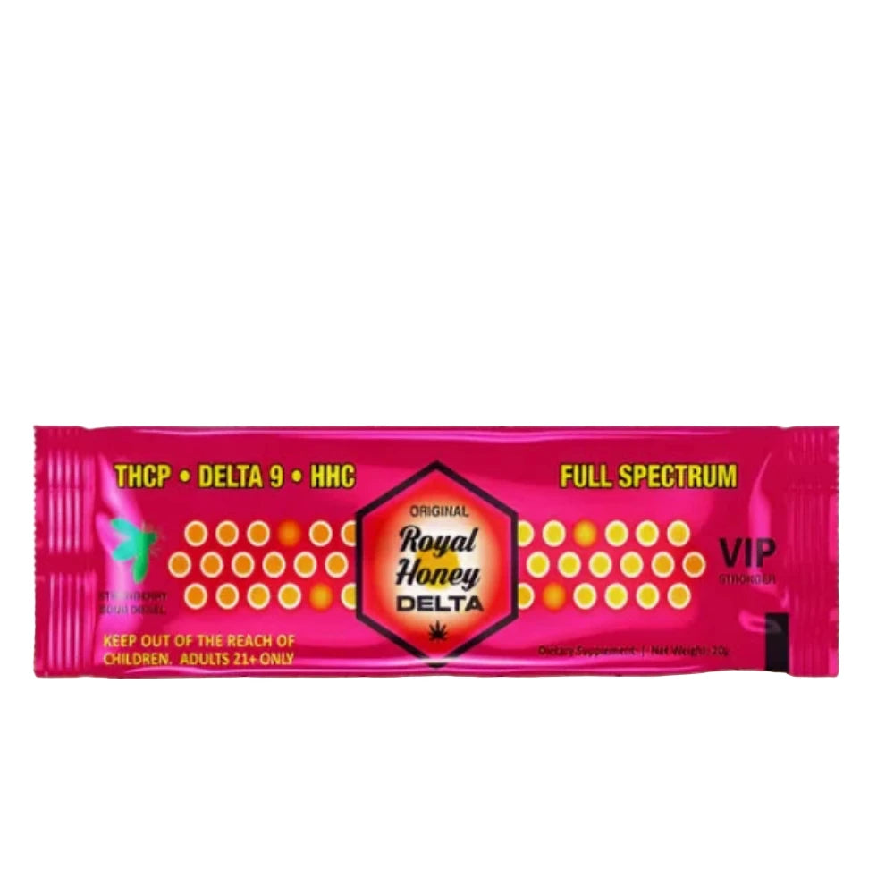 Royal Honey | Miel de Sabores con Delta 9 THC 10 mg/pza + HHC 15 mg/pza | 1 pieza