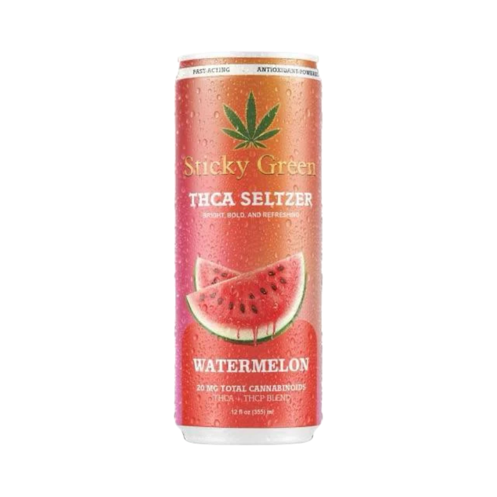 Sticky Green | Bebida High Seltzer THC-A 10 mg/pza + THC-P 10 mg/pza | 355 ml/pza | 1 pieza