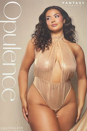 Sheer | Crotchless Pearl Teddy | 1 pieza
