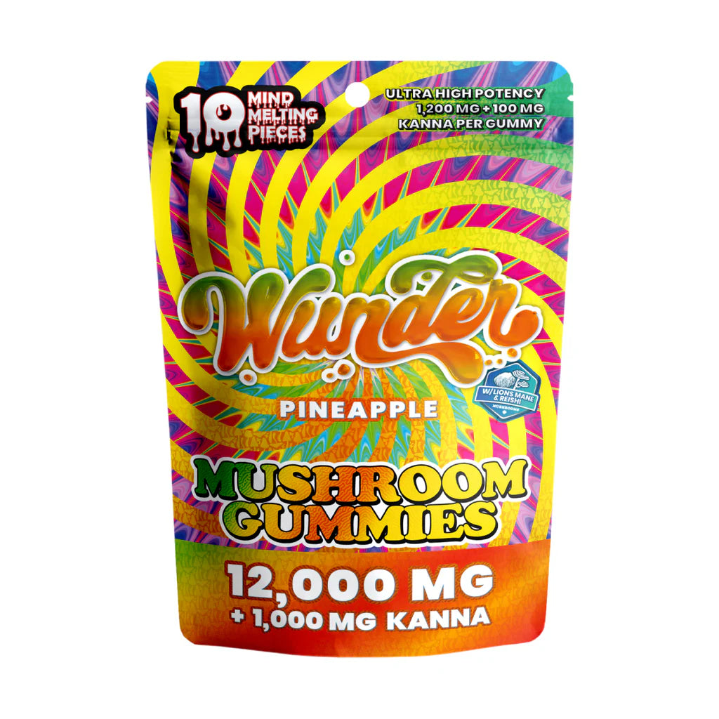 Wunder | Gomitas Nootropicos 1200mg/pza + 100mg Kanna/pza | 10 piezas