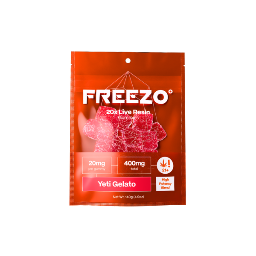 Freezo |  Gomitas Delta 9 THC 20 mg/pieza | 20 piezas