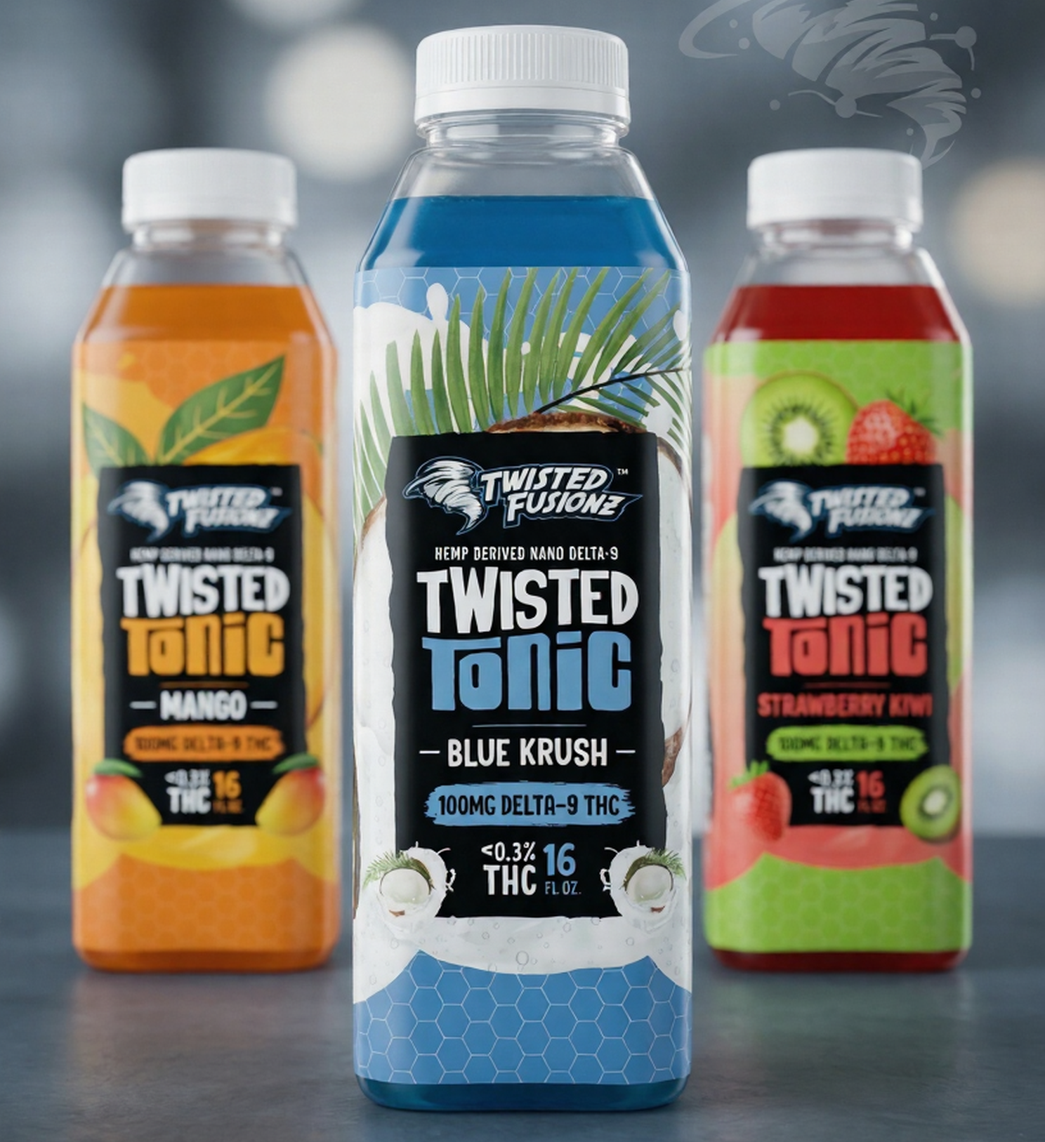 Twisted Fusionz | 100mg Delta-9 THC | 473 ml | 1 pieza