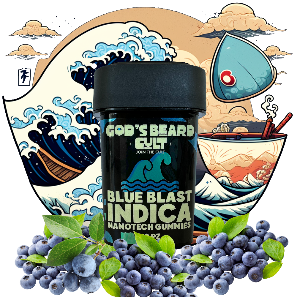 Gods Beard Cult | Nanotech Gomitas Delta-9 THC 15 mg/pza | 15 o 30 piezas
