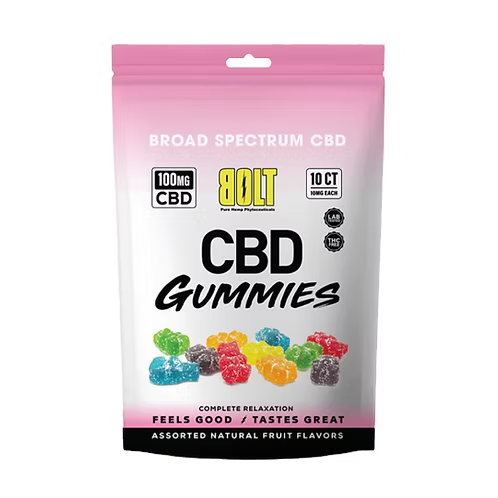 Bolt⚡️ | Gomitas Mix Frutal CBD de 10 mg/pza a 50 mg/pza | 10, 15 o 40 piezas