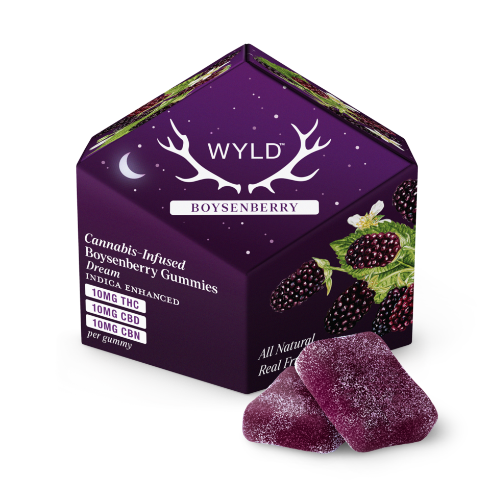 WYLD | Gomitas Delta 9 THC 10 mg/pza + CBD 10 mg/pz + CBN 10 mg/pz | 10 piezas
