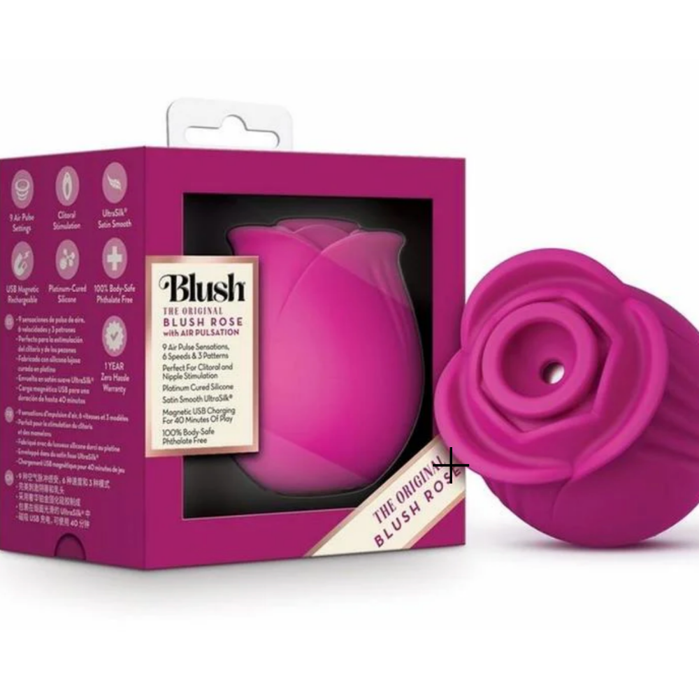 Blush Rose | Estimulador de clítoris por pulsos de aire recargable | 1 pieza