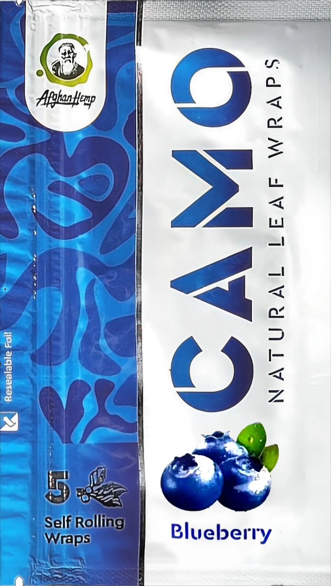 Camo | 5 Self Rolling Wraps King Size | 1 pieza