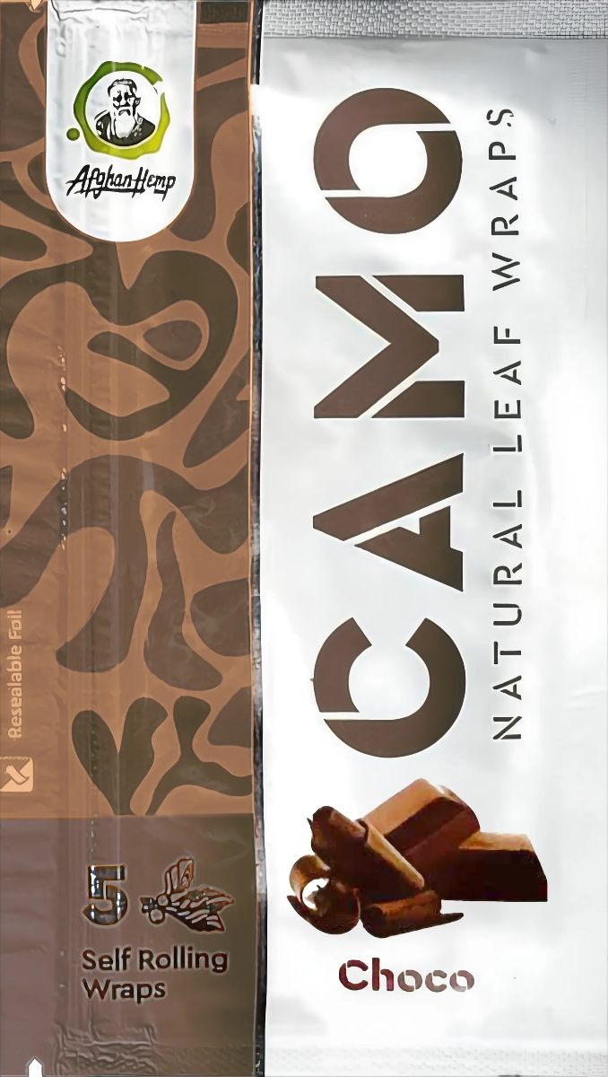 Camo | 5 Self Rolling Wraps King Size | 1 pieza