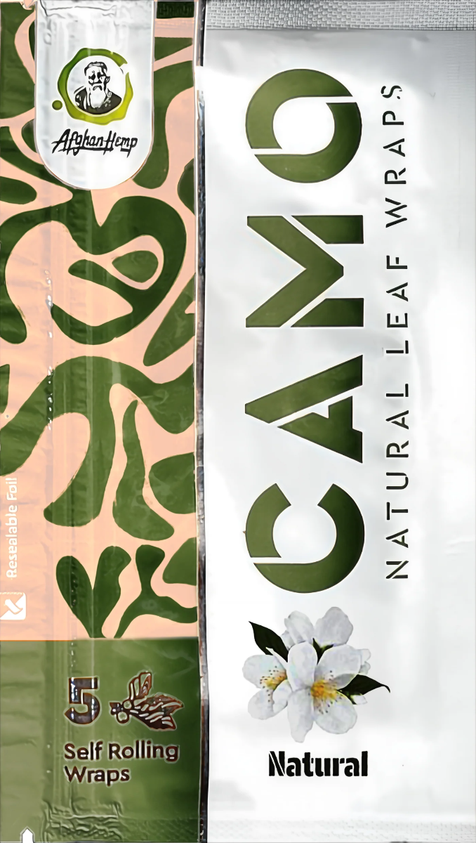 Camo | 5 Self Rolling Wraps King Size | 1 pieza